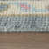 Karina Hand Knotted Wool Floral Area Rug in Blue/Beige