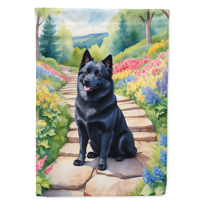 Tanish Double Sided 40'' H x 28'' W Polyester House Flag