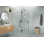 Halo 47 in. x 35 in. x 78 in. 90-degree Fully Frameless Glass Hinged Shower Enclosure-1763660593