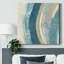 «Made Blue Waves II», reproduction encadrée de qualité supérieure - prête à être accrochée-1167276241-1167305507-1167305689