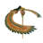 Metal Rustic Duck Spinning Balancer Garden Stake