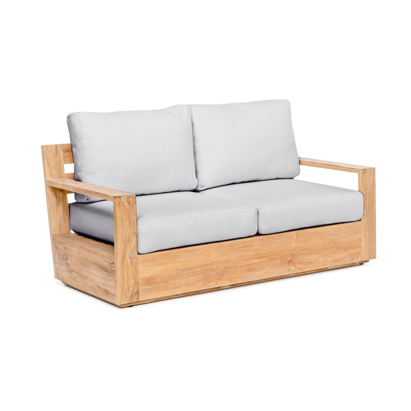 Caldas Loveseat - Silver, Silver