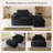 No Assembly Required Oversized 65"Chaise Lounge with Pillows,Upholstered Cloud Bean Bag Chair Indoor-381304448