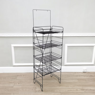 Alyia 18.3'' W Metal Shelving Unit