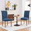 Padded Classic High Back Upholstered Dining Chairs With Solid Wood Legs-91533935