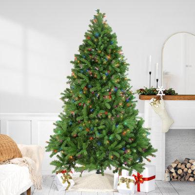 Sapin de Noël artificiel illuminé pré-éclairé