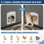 Très grand enclos extérieur pour chat - Catio en aluminium spacieux pour plusieurs chats, couverture toutes saisons et modes de porte réglables