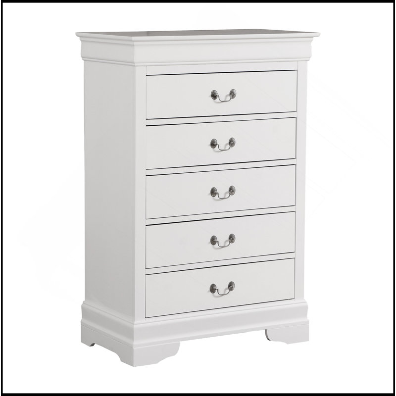 Commode Louis Phillipe, blanc, Blanc