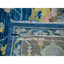 Tapis 100% laine noué à la main 12 pi 1 po x 14 pi 10 po bleu Oushak 54F15DD5B30B4BA19B30D7648571F538