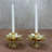 3.7'' H Brass Tabletop Candlestick