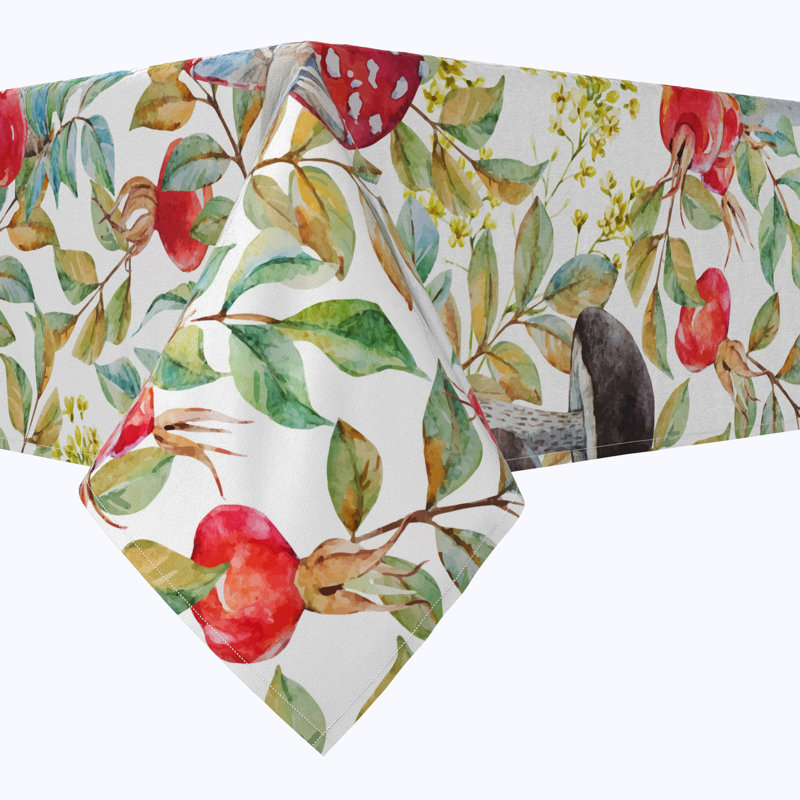 Floral 204 Cotton Tablecloths, 104" x 60"
