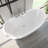 60" L x 32" W Free Standing Soaking Acrylic Bathtub