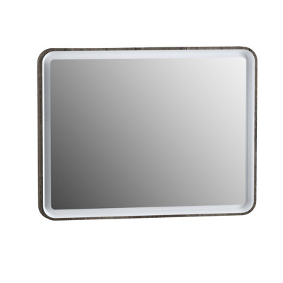 Mocca Glass Flat Wall Mirror