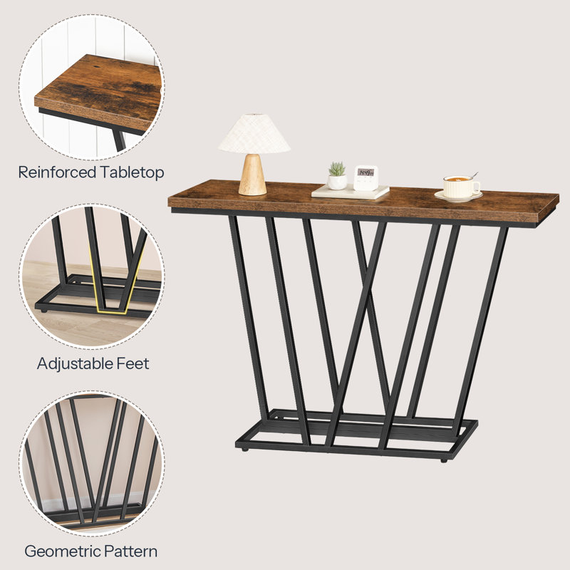 47.2" Console Table Entryway Table Display Stand