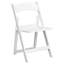 Chaise pliante en résine avec siège à lattes Thornfieldt capacité 800 lb.-989468891