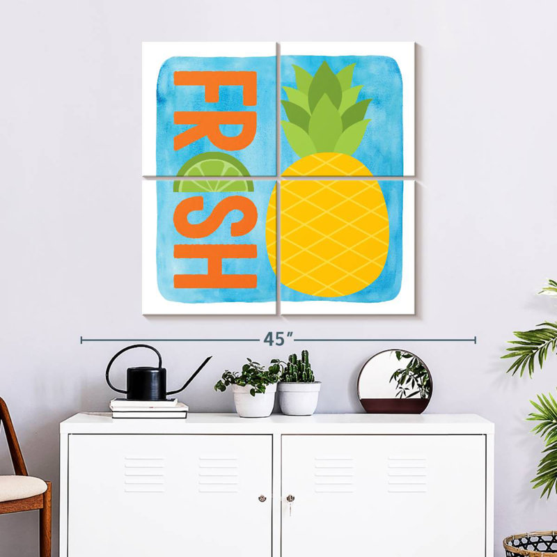 Yarlin Fresh Pineapple, 32" H x 32" W