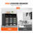 Wood Literature Organizer, 24 Compartments, File Sorter With Removable Shelves, Mailboxes Slot For Office Home Classroom Mailrooms Organization, EPA Certified, Black