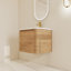 Ensemble de meuble-lavabo simple mural 24 "/ 28" avec lavabo en céramique-41261553-61123059