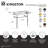 Kingston Brass Aurelius 36-Inch Solid Surface Console Sink With Stainless Steel Legs (8-Inch, 3-Hole)-114103752