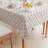Rectangular Tablecloth, 100% Cotton, 60X104", Colorful Crabs