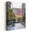 «Vibrant Urban Walkway», art géométrique coloré d'automne-129152451
