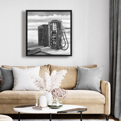 Old Gas Pump Print On Canvas