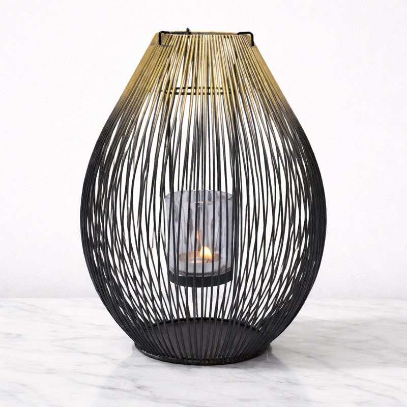 Lanterne décorative en forme de bougie en bambou avec bougeoir en verre pour table, décoration intérieure et décorations de Noël