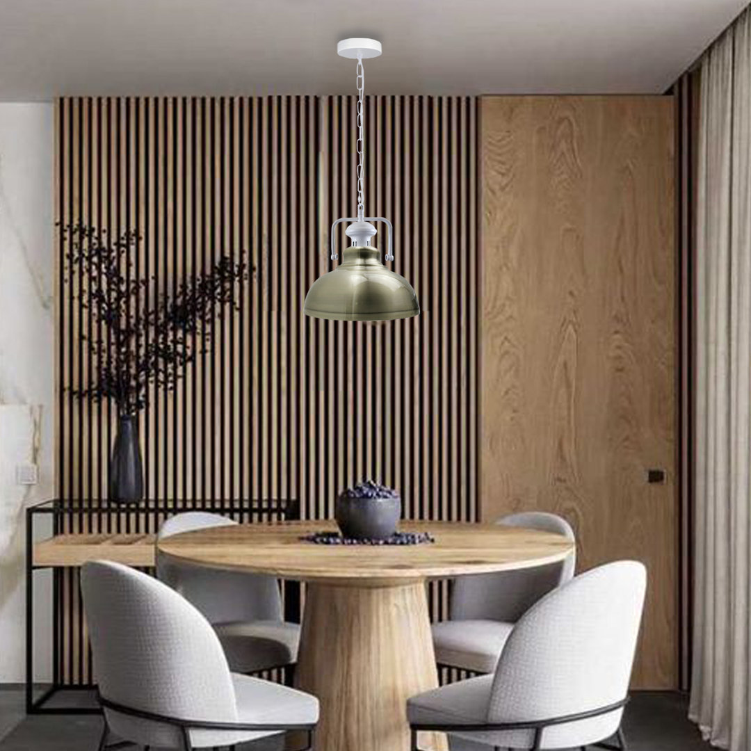 Lockett 1 - Light Satin Nickel Pendant