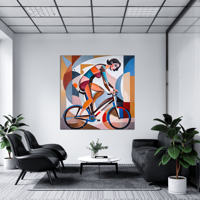 Cycling In Ulysse, 30" H x 30" W