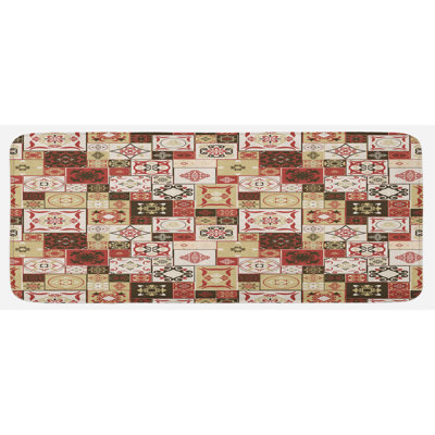 Eclectic Synthetic Kitchen Mat