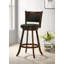 Tabouret pivotant Caesare en brun et noir-41772980