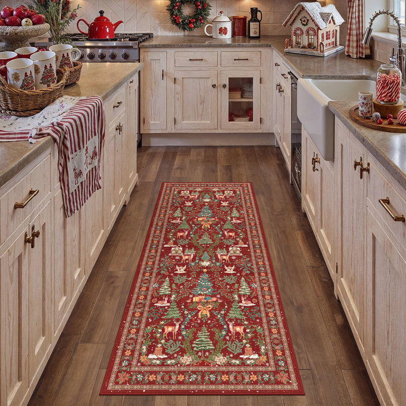 Tapis rouge Yuletide, Rectangle 2 pi x 6 pi