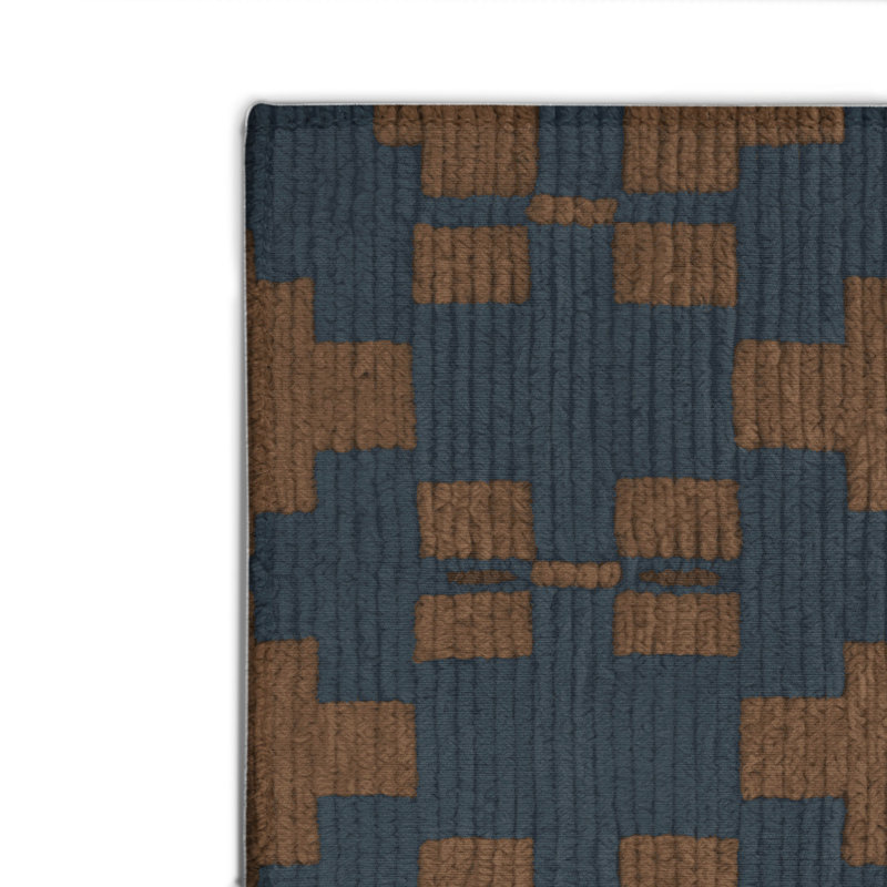 Tapis gris intérieur et extérieur Trellis, Rectangulaire 2 pi x 3 pi