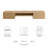Modway Render Wall Mount Wood Office Desk-999149023