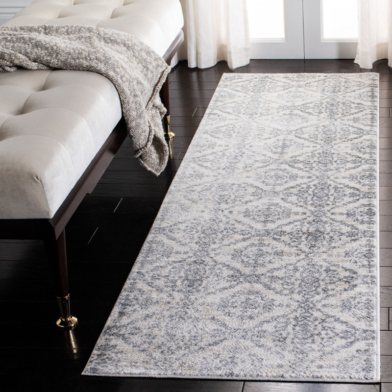 Gaige Performance Geometric Rug, Runner 2' X 8'