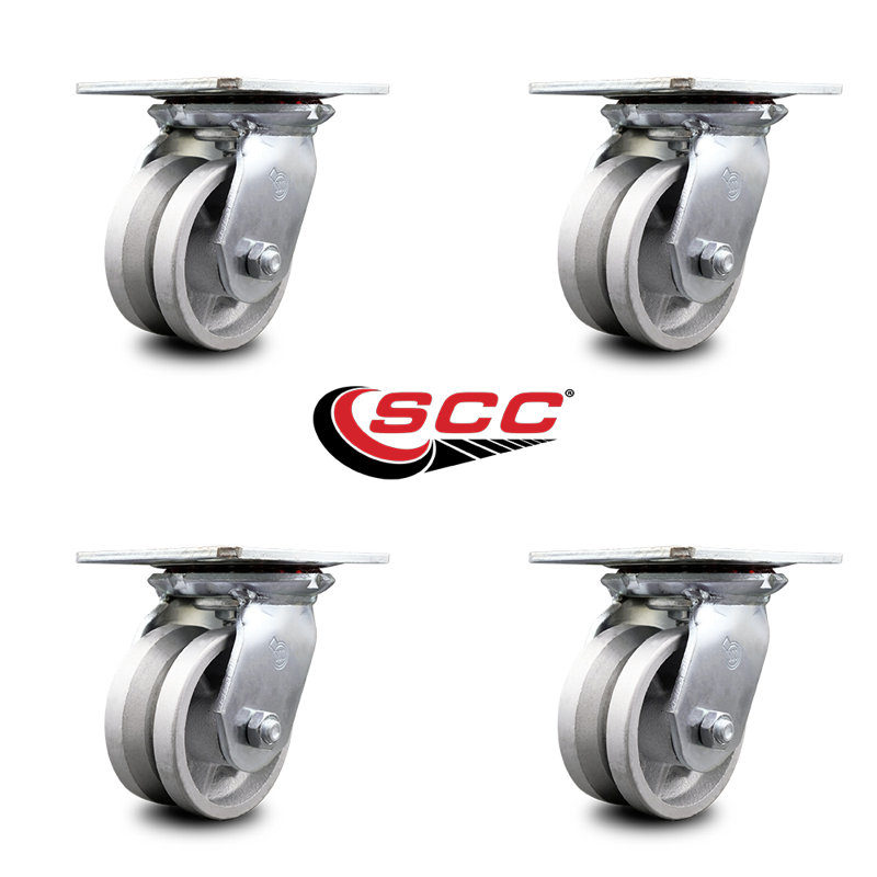 Roulettes semi-robustes en acier