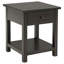 Ensemble de tables basses et de tiroirs 2 pièces Castleton Java patiné (seulement avec table basse)-1596909759