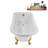 58" Streamlin Clawfoot Tub,Tray,Drain, Clawfeet-101628929-102219868
