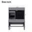 Meuble-lavabo de salle de bain avec lavabo, 3 tiroirs et tablette de porte-470256825