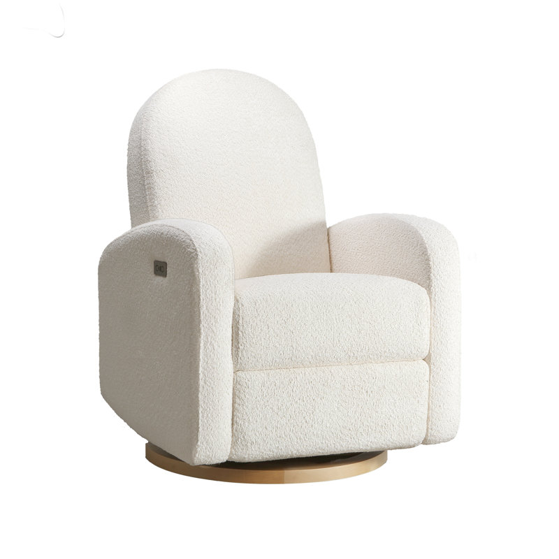 Bea Swivel Glider Recliner in Vanilla, Vanilla