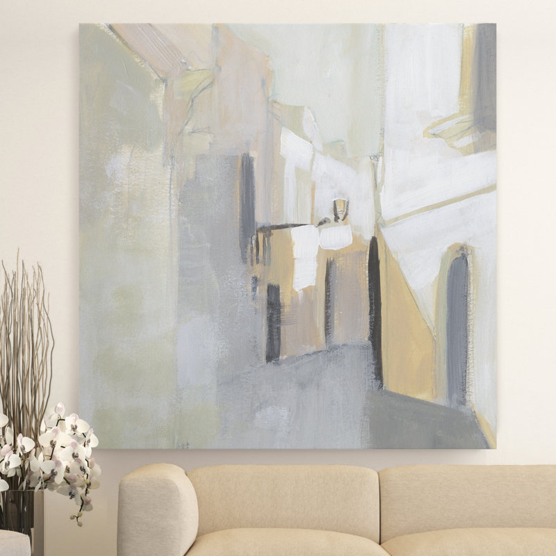 Pausa II, peinture sur toile, H 10 po x l 10 po x P 1,5 po, Toile tendue