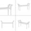 Banc élégant de style rétro avec pieds tournés, banc de bout de lit pour la décoration de la chambre à coucher ou du salon-1452165539