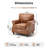 Upholstered Accent Chair Faux Leather Rolled Armchair-458878512