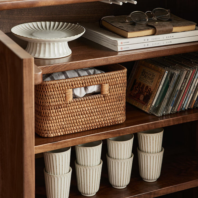 Modern Simple Pine Wood Sideboard