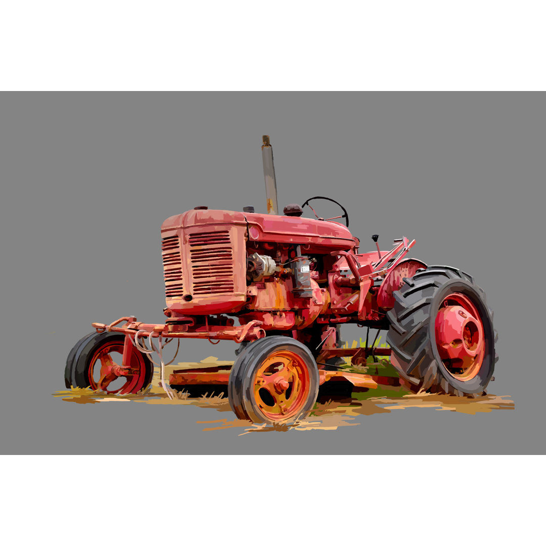 Leinwandbild Vintage Tractor XIII von Emily Kalina