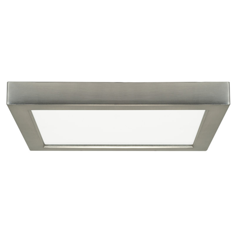 LED Flush Mount, Brushed Nickel, 2700K