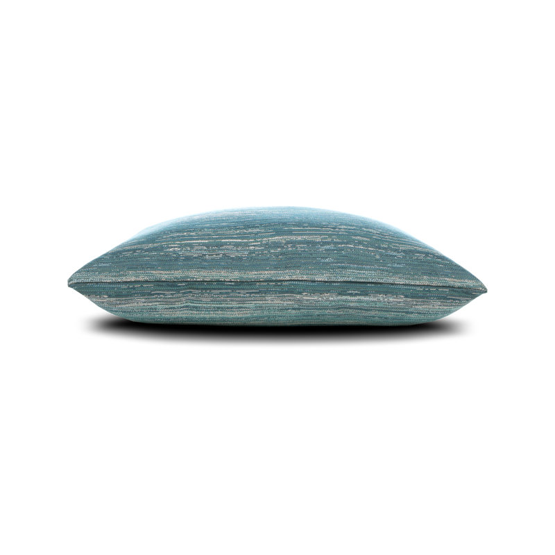 Lagoon Square Indoor/Outdoor Pillow Cover & Insert, Indigo, 20"H x 20"W