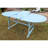 Clemmons Oval Acacia Extendable Outdoor Dining Table With Umbrella Hole , in. W 39.5'' in. D-796020901