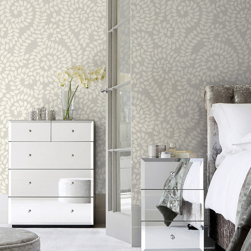 Rosebank 10.05m x 53cm Texture Wallpaper Roll, Grey
