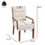 Chaises de salle à manger rembourrées avec accoudoirs-472145440